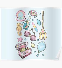 Mermaid Vibes Poster