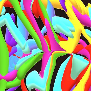 Artwork thumbnail, Neon Amazing Abstract by Hflwfl