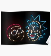 Póster 'Re Neon Morty