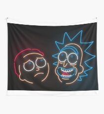 We're Neon Morty Wall Tapestry