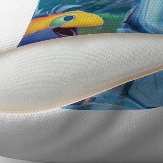 Alternate view of The Deep - Ant & Jeffery Throw Pillow