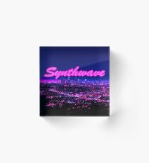 Synthwave Acrylic Block