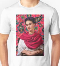 Frida Kahlo Paisley Unisex T-Shirt