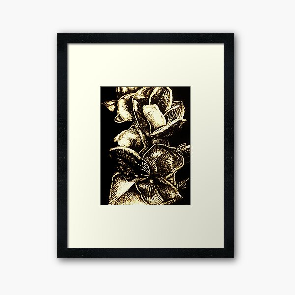 In Bloom - Gold Framed Art Print