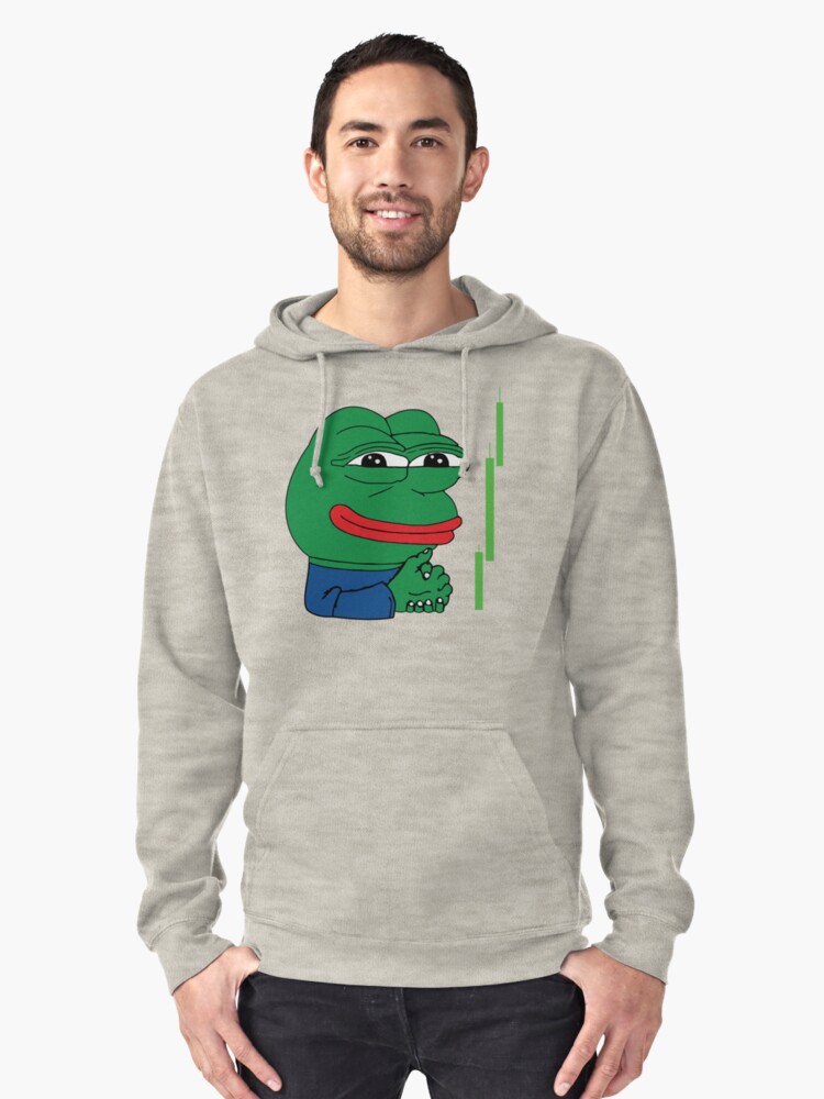 "Crypto Frog Meme Sell Signal" Pullover Hoodie by TFever ...