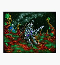 MUSIC IS HIS OXYGEN! Photographic Print