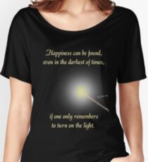 HP happiness quote Women's Relaxed Fit T-Shirt