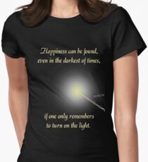 HP happiness quote Women's Fitted T-Shirt
