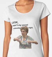 KATE MCKINNON SNL ALIEN SKETCH: WEDNESDAY NIGHT! Women's Premium T-Shirt