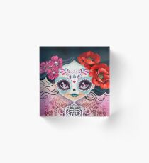 Amelia Calavera - Sugar Skull Acrylic Block