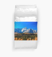 Funda nórdica Trekking otoñal en el valle alpino de Pusteria