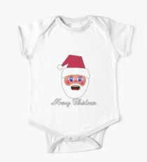 Santa Merry Christmas One Piece - Short Sleeve