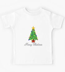 Christmas Tree Merry Christmas Kids Tee
