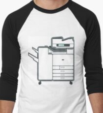 Large copier printer Men's Baseball ¾ T-Shirt