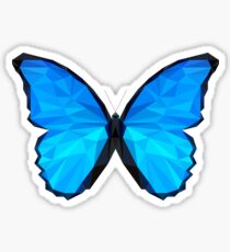 Low Polygon - The Butterfly Effect Sticker