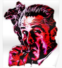 Robert De Niro smoking mafia gangster movie Goodfellas painting Poster
