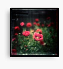 "kneel where our loves are sleeping" Canvas Print