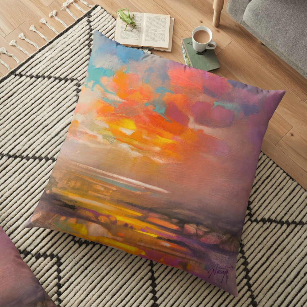 Vivid Light 3 Floor Pillow