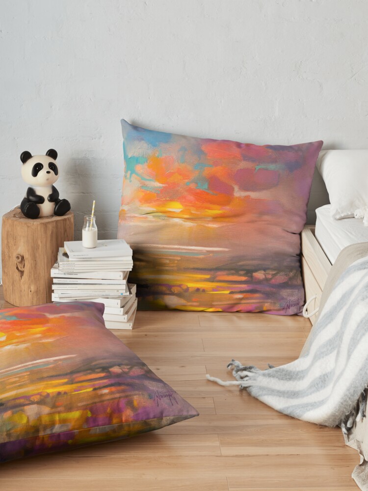 Alternate view of Vivid Light 3 Floor Pillow