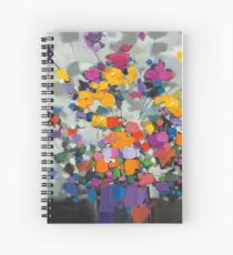 Floral Spectrum 2 Spiral Notebook