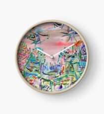 iTALIAN LANDSCAPE REVISITED Clock