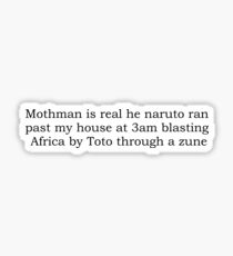 Mothman is Real Sticker