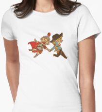Lauf, Toga, Junge! Tailliertes T-Shirt