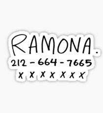 her name is ramona Sticker
