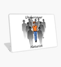 Undercover Naturist (Male) Laptop Skin