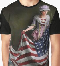 Americana - Flag - Birth of the American Flag 1915 Graphic T-Shirt
