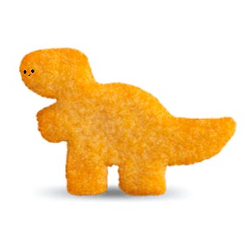 Dino Nugget Kissen, Dinosaurier Plüschtier, Dino Chicken Nugget Plüschtier