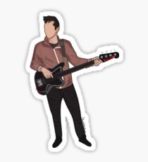 the bass guitar Sticker