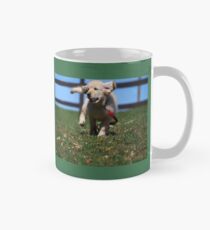 "Golden Retriever Puppy On The Run..." Mug