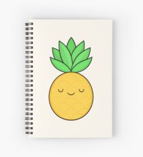 Happy Pineapple Spiral Notebook