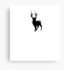 HP - James stag smoke effect Canvas Print