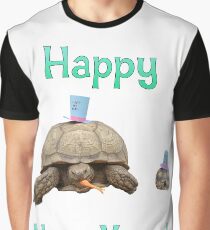 New Year Tortoises Graphic T-Shirt