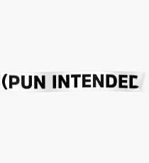 Pun Intended Poster