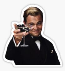 Leo as Jay Gatsby Sticker