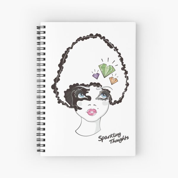 Pensamientos brillantes Cuaderno de espiral