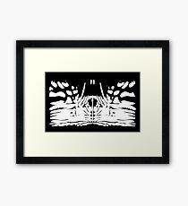 Pulsing butterfly wings Circa 1963 Framed Print