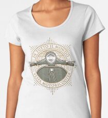 Vespa - In Tutto Il Mondo (gold) Women's Premium T-Shirt