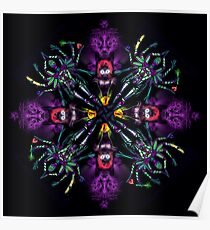 UV Goddess - mandala Poster
