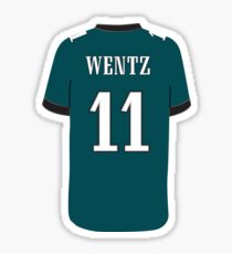 Wentz #11 Jersey Sticker