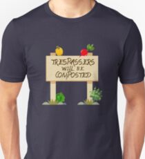 Funny Composting Gardening Planting Apparel Unisex T-Shirt