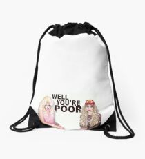 Katya Zamolodchikova and Trixie Mattel (UNHhhh) Drawstring Bag
