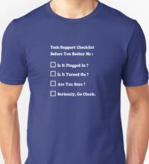 Tech Support T shirt Unisex T-Shirt