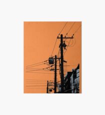 Urban Overhead Cables Art Board