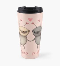 Love Pugs Travel Mug