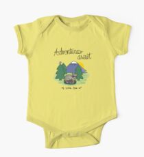 Adventures Await Little Raccoon One Piece - Short Sleeve