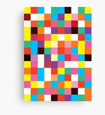 Retro Blocks Canvas Print